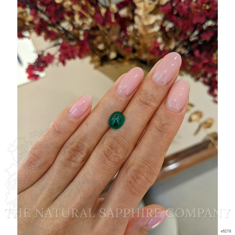 1.76 Ct. Cabochon Emerald from Colombia