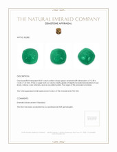 8.81 Ct. Cabochon Emerald from Zambia Appraisal