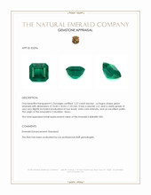 5.27 Ct. Emerald from Colombia - Muzo Appraisal