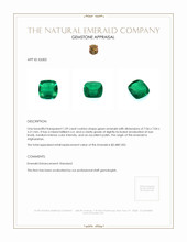 1.09 Ct. Emerald from Afghanistan Appraisal