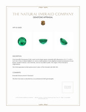 0.86 Ct. Emerald from Afghanistan Appraisal