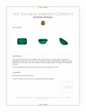 2.29 Ct. Emerald from Zambia Appraisal