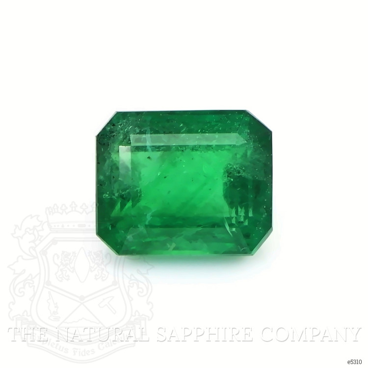Antique Style Emerald Ring 5.55 Ct., 18K Yellow Gold