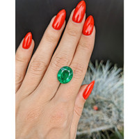 7.18 Ct. Emerald from Zambia Life Style