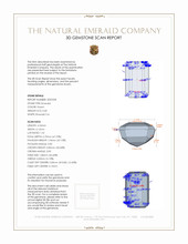 0.60 Ct. Emerald from Zambia 3 D Scan Report