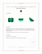 7.85 Ct. Emerald from Zambia Appraisal