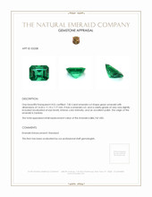 7.85 Ct. Emerald from Zambia Appraisal