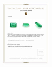 0.50 Ct. Emerald from Zambia Appraisal