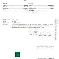 2.52 Ct. Emerald from Zambia Scan Report