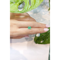 0.87 Ct. Emerald from Colombia Life Style