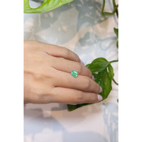 1.24 Ct. Emerald from Colombia Life Style