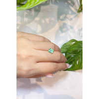 1.44 Ct. Emerald from Colombia Life Style