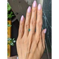 0.55 Ct. Emerald from Zambia Life Style