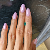 0.55 Ct. Emerald from Zambia Life Style