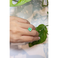 2.46 Ct. Emerald from Colombia Life Style