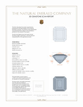 2.46 Ct. Emerald from Colombia 3 D Scan Report
