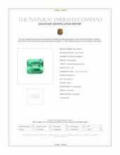 1.48 Ct. Emerald from Colombia Scan Report