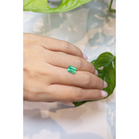 1.53 Ct. Emerald from Colombia Life Style