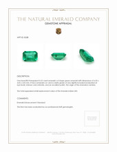 0.52 Ct. Emerald from Zambia Appraisal