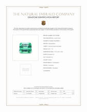1.76 Ct. Emerald from Colombia Scan Report