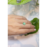 1.76 Ct. Emerald from Colombia Life Style