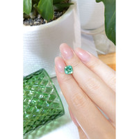 1.77 Ct. Emerald from Colombia Life Style