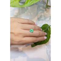1.91 Ct. Emerald from Colombia Life Style