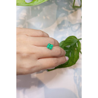 2.06 Ct. Emerald from Colombia Life Style