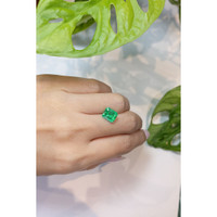 2.43 Ct. Emerald from Colombia Life Style