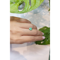 0.92 Ct. Emerald from Colombia Life Style