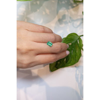 0.94 Ct. Emerald from Colombia Life Style