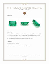0.53 Ct. Emerald from Zambia Appraisal