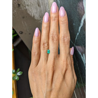 0.53 Ct. Emerald from Zambia Life Style