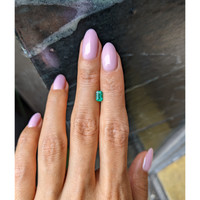 0.53 Ct. Emerald from Zambia Life Style