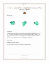 0.59 Ct. Emerald from Zambia Appraisal