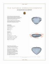 0.59 Ct. Emerald from Zambia 3 D Scan Report