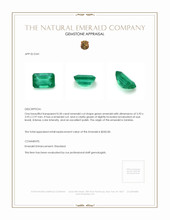 0.50 Ct. Emerald from Zambia Appraisal