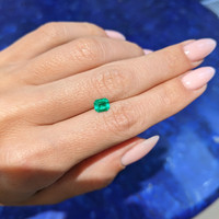 0.69 Ct. Emerald from Colombia Life Style