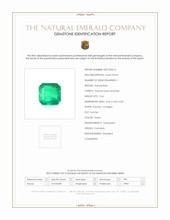 0.66 Ct. Emerald from Colombia Scan Report