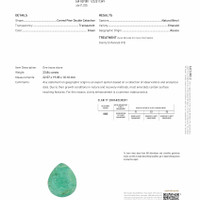 23.84 Ct. Emerald from Russia Scan Report