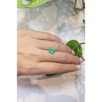 1.76 Ct. Emerald from Colombia Life Style