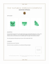 0.57 Ct. Emerald from Zambia Appraisal