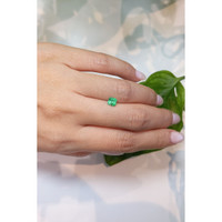 0.59 Ct. Emerald from Zambia Life Style