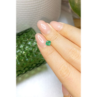 0.42 Ct. Emerald from Brazil Life Style