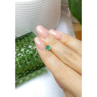 0.49 Ct. Emerald from Brazil Life Style