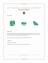 0.49 Ct. Emerald from Brazil Appraisal