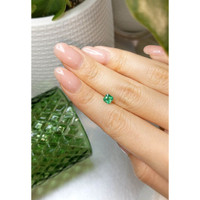 0.49 Ct. Emerald from Brazil Life Style
