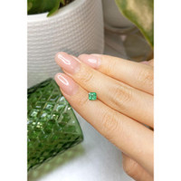 0.54 Ct. Emerald from Brazil Life Style