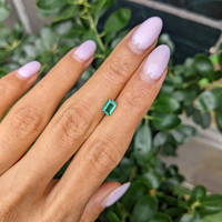0.67 Ct. Emerald from Zambia Life Style