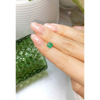 0.62 Ct. Emerald from Brazil Life Style